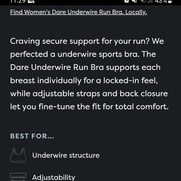 Brooks sports bra (NEW) - Picture 5 of 5